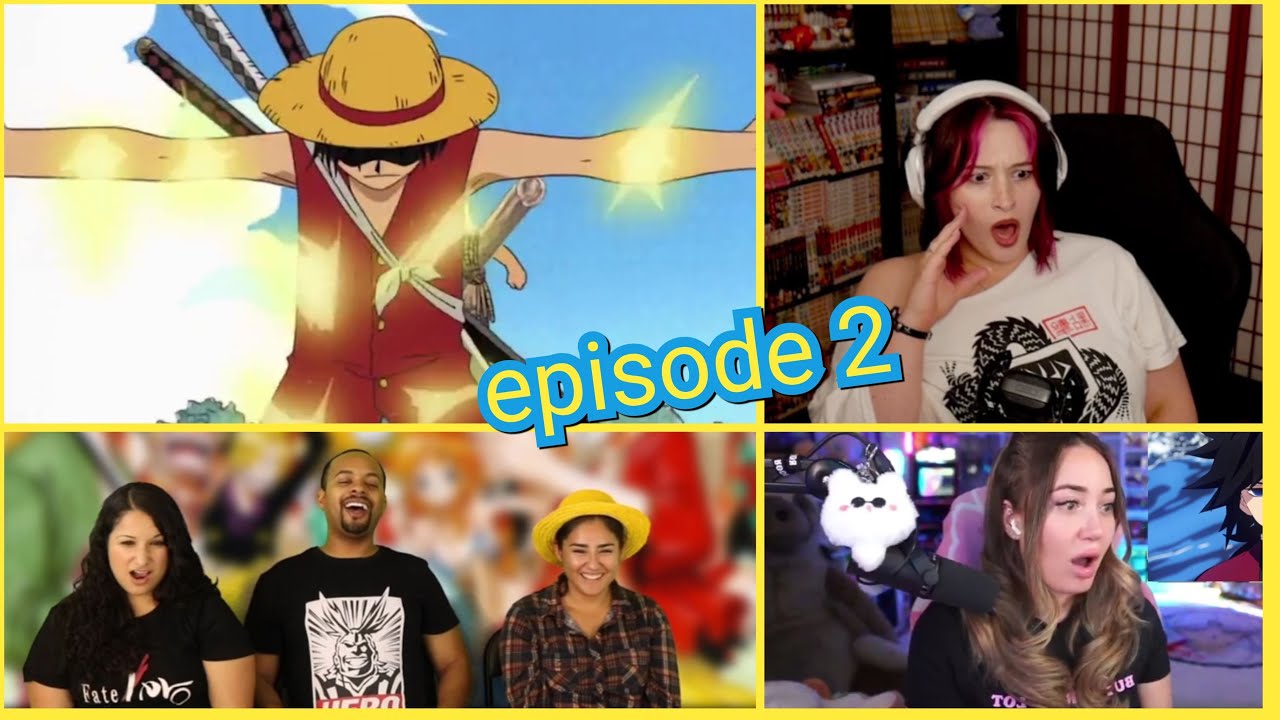 one piece epsode 6 reaction mashup