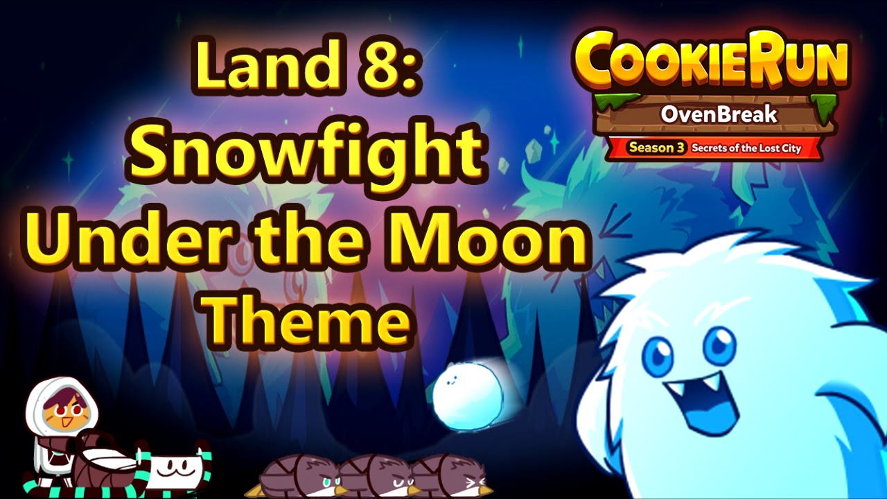 CROB Cookierun: Ovenbreak - OST - Land 8 : Yeti Snowfight Under the Moon DX - Extended 10 minutes