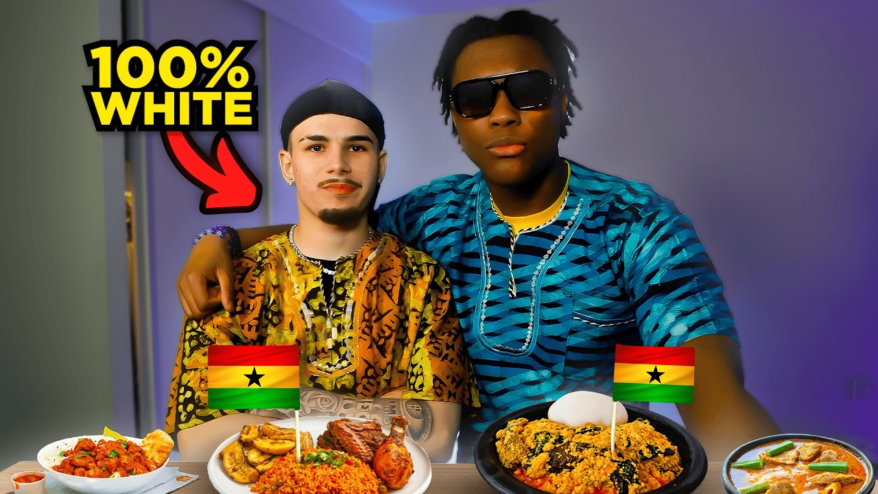White Guy tries Ghanaian Food for the FIRST TIME!