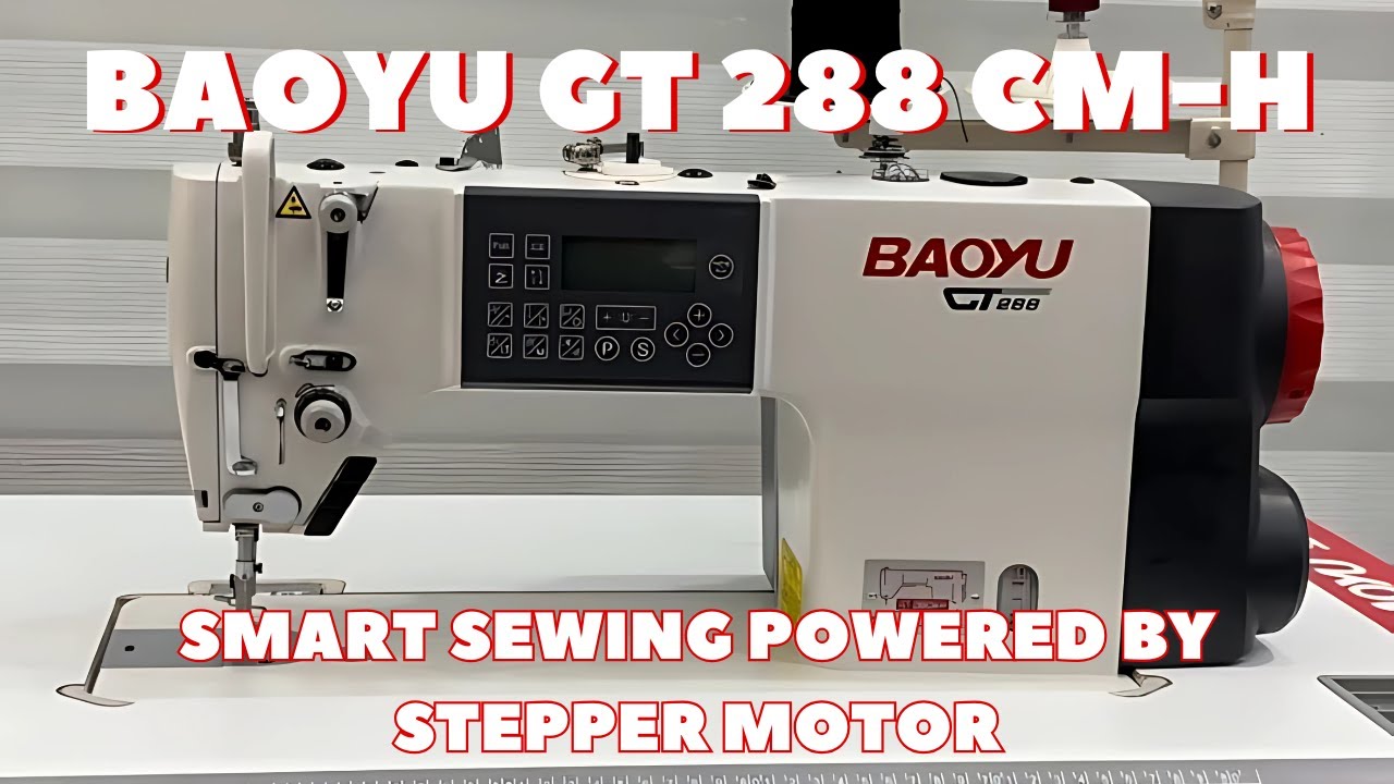 Baoyu GT-288CM-H | 9 Stitch Designs, Stepper Motor & Direct Drive Motor #sewing #industrialmachine