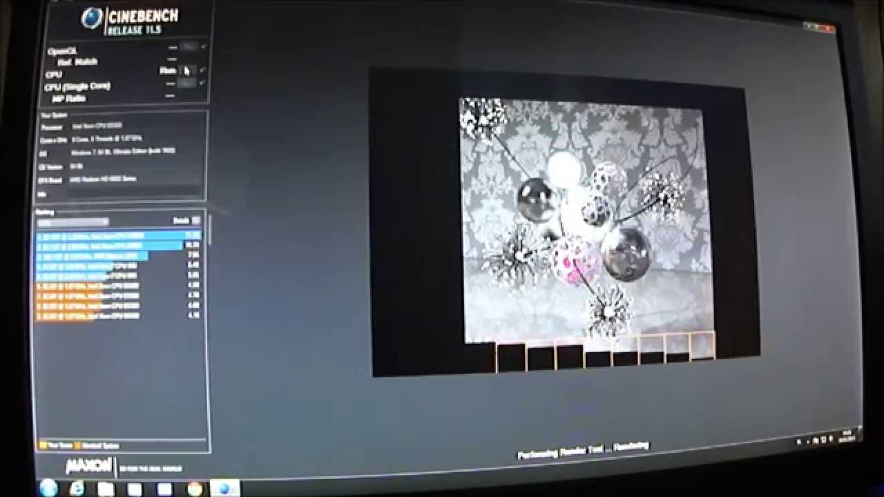 Cinebench 11.5 2×Xeon E5320 (stock 1.86GHz)