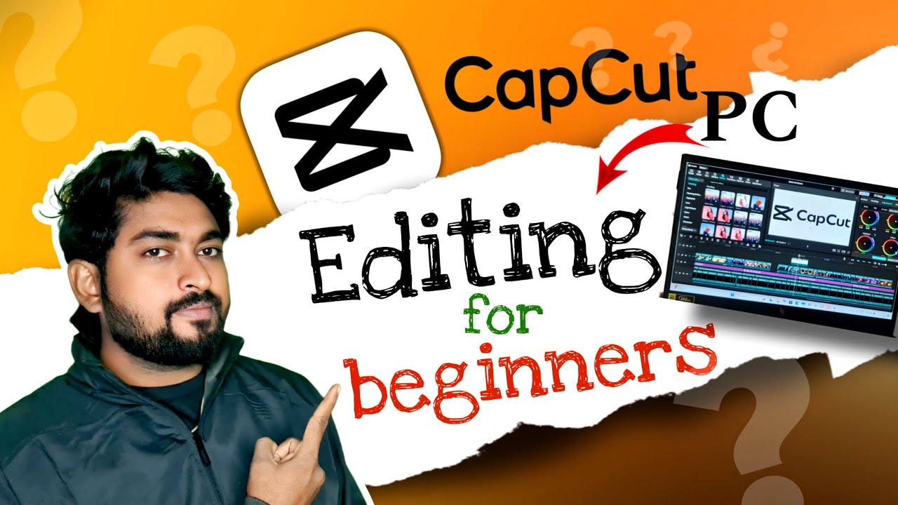 Capcut pc Editing tutorial For new users part 1| free | Hindi | No Watermark
