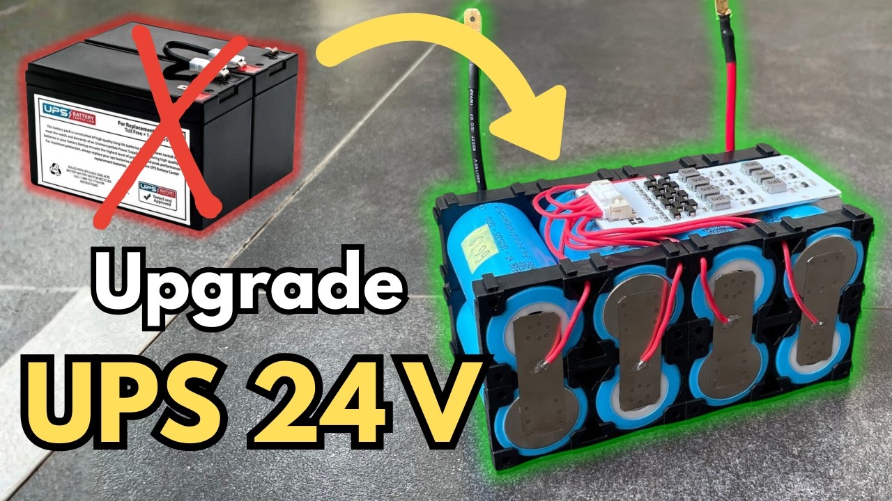Rakit Baterai Lifepo4 24V untuk UPS
