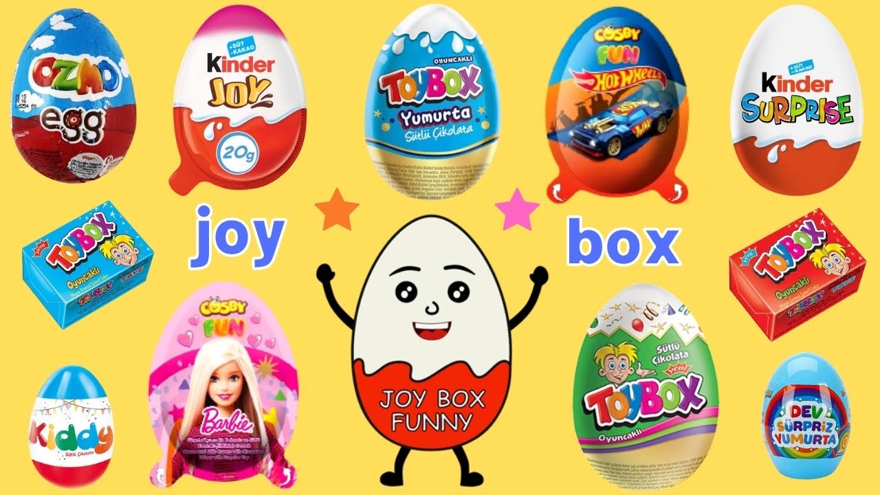 En Sevilen Sürpriz Kutusu - Çoklu Sürpriz Yumurta Açılımı - Kinder, Toybox, Ozmo Yumurta