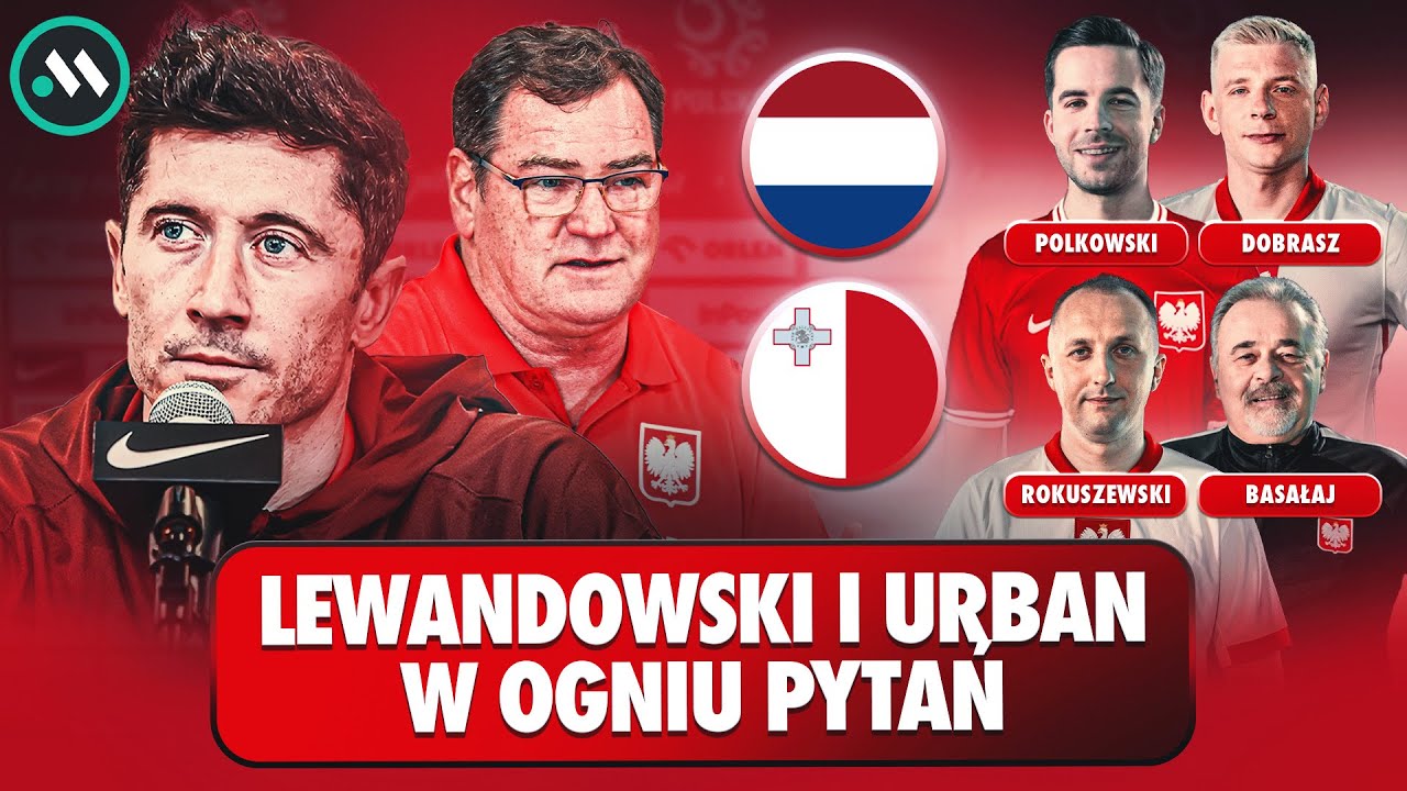 LEWANDOWSKI I URBAN: KONFERENCJA REPREZENTACJI POLSKI