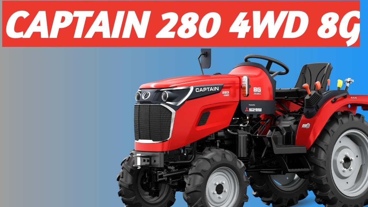 CAPTAIN 280 4WD | CAPTAIN MINI TRACTOR | 8 GENERATION