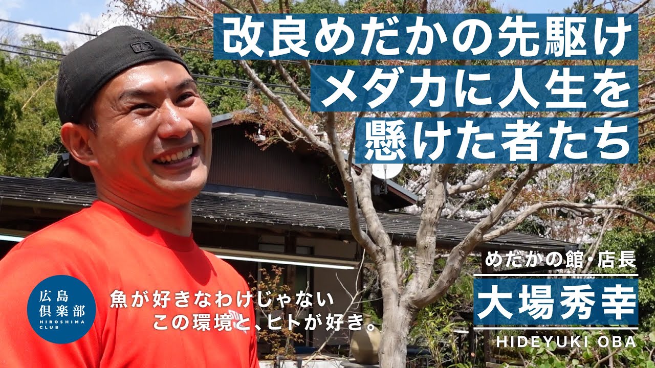 【めだかの館 / 大場秀幸】改良めだかの先駆者 ｜ めだかに1匹○○○万円？！｜めだかの販売を始めたきっかけはめだかが○○に見えたから ｜なんと彼はめだかが好きではない？！