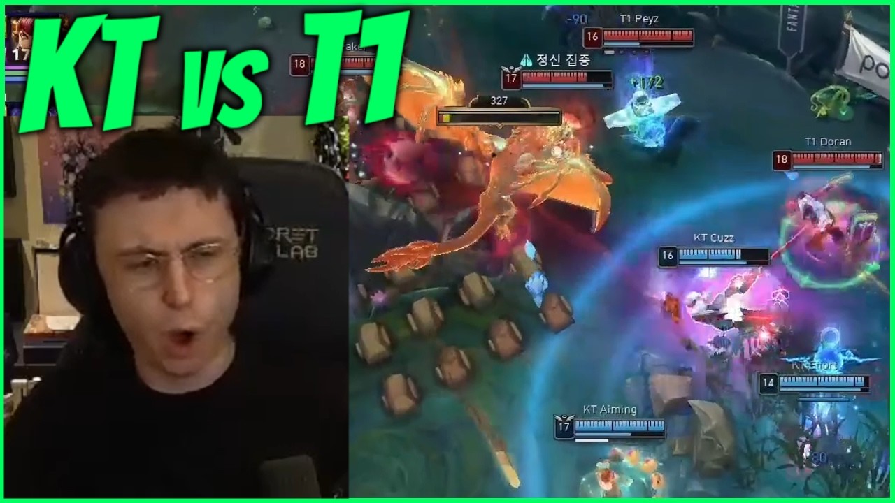 Caedrel Reacts To T1 VS KT On Day 1 Of LCK