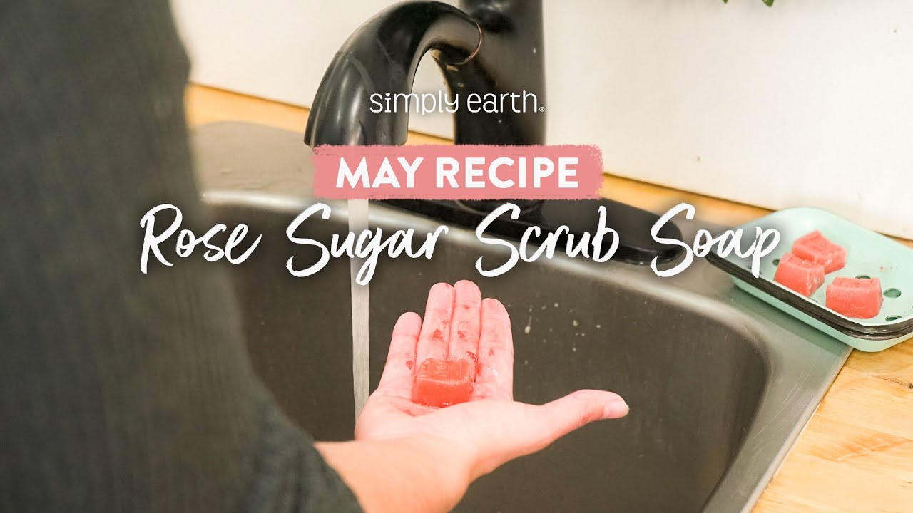Exfoliate Naturally with Rose Sugar Scrub Soap