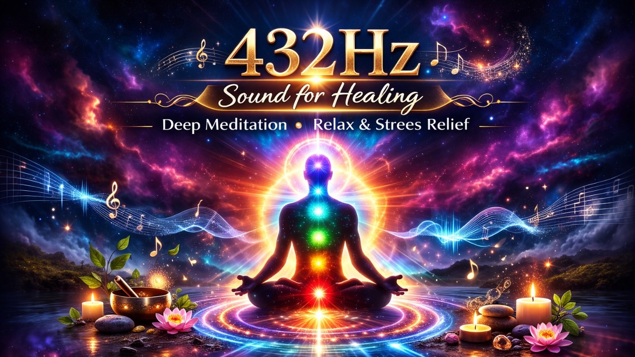 432Hz 528Hz | Sound for Healing, Deep Meditation, Relax & Strees Relief