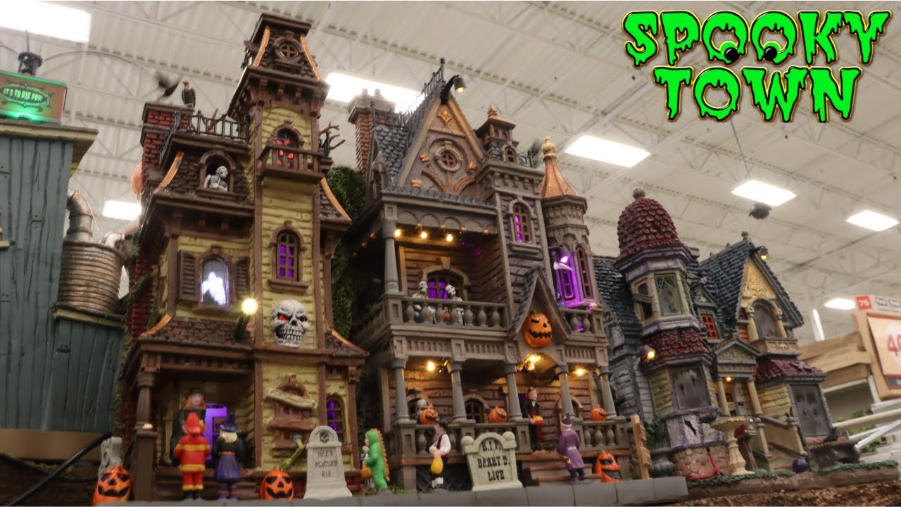 Lemax SPOOKY TOWN HALLOWEEN 2023 Village at MICHAELS!