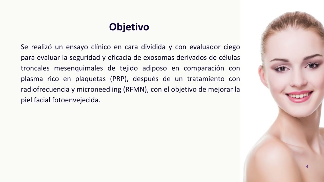Estudio Clínico: Exosomas vs PRP en Piel Fotoenvejecida