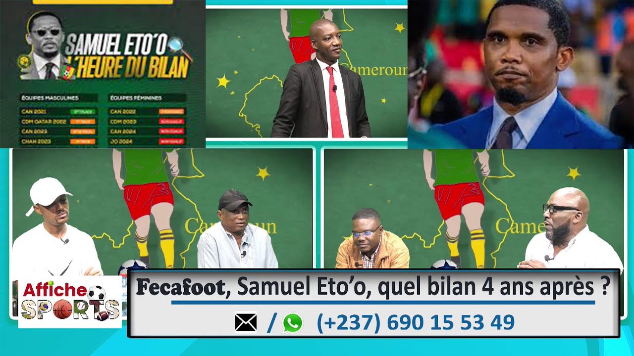 FECAFOOT : SAMUEL ETO'O, QUEL BILAN 4 ANS APRÈS ?