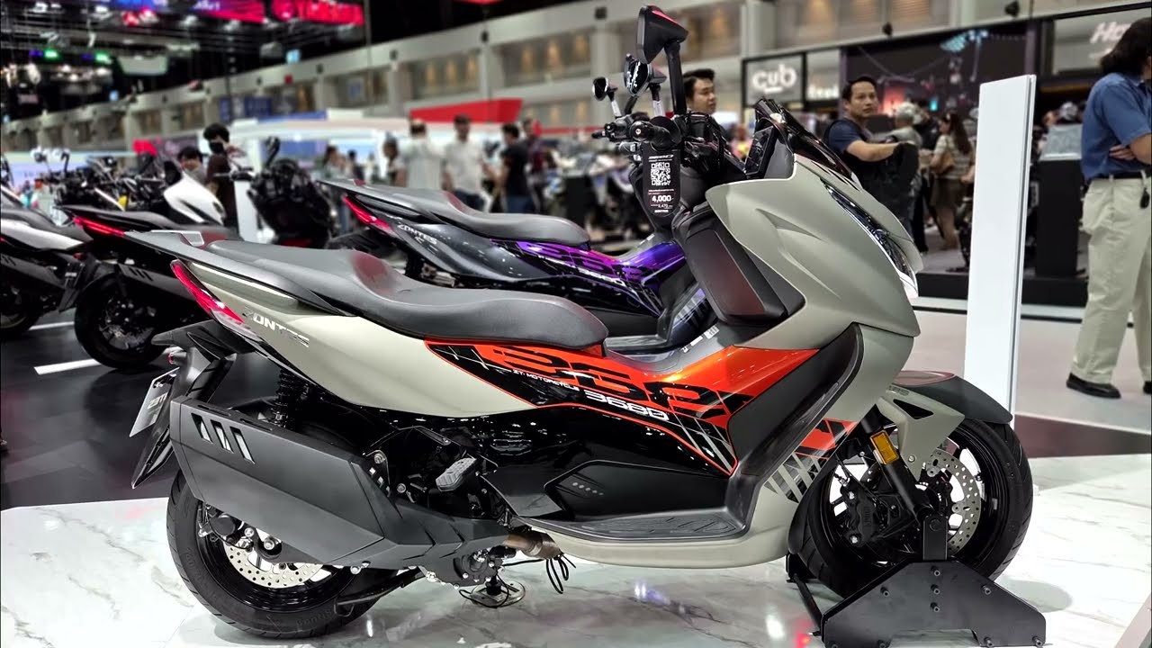 ZONTES 368D — премиальный легкий спортивный скутер
