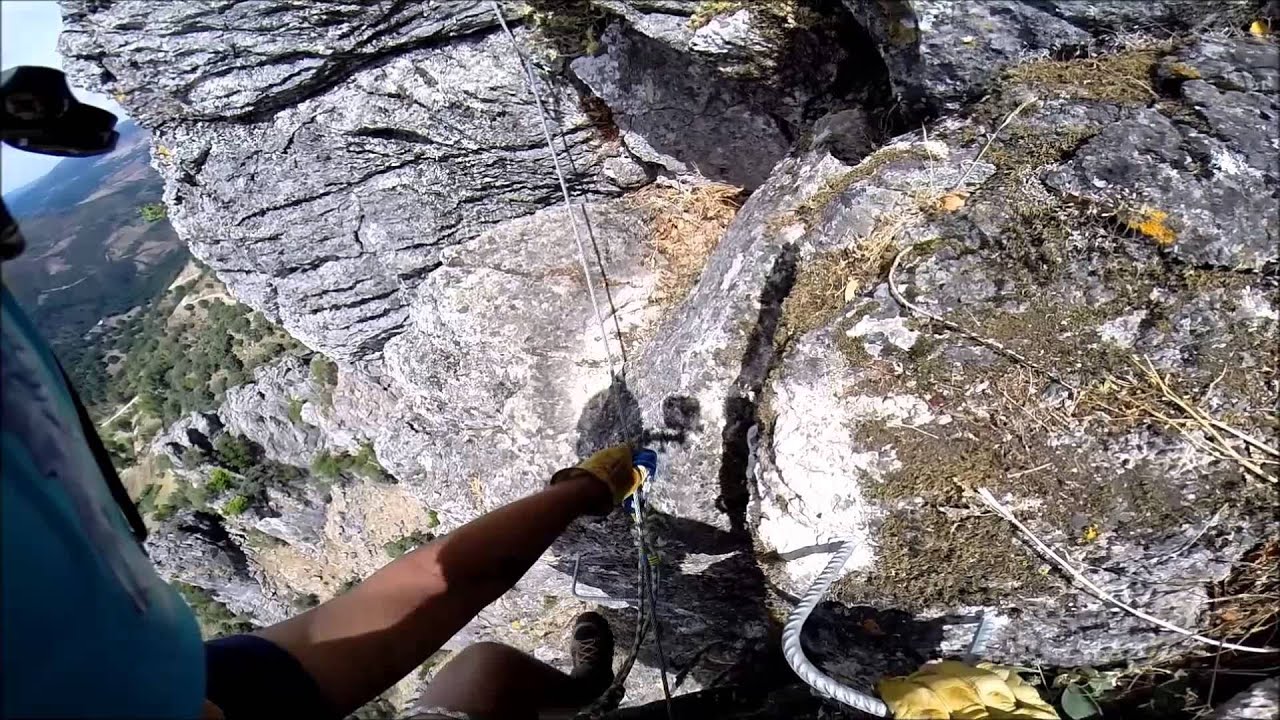 via ferrata hacho de gaucin entera