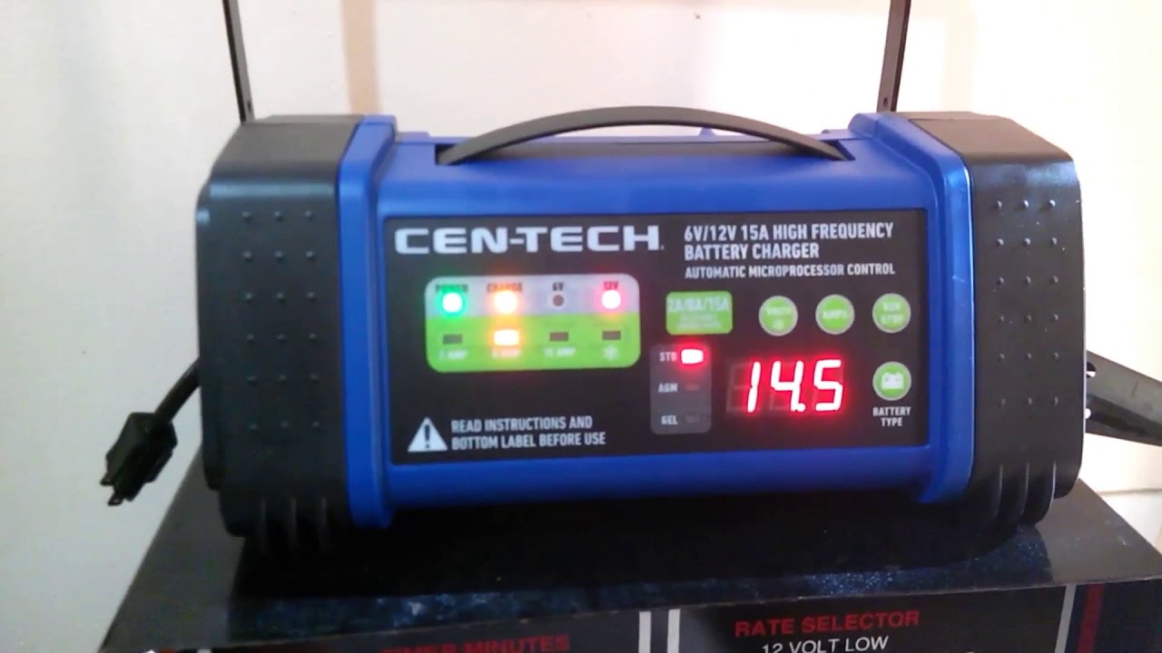 Harbor Freight Cen-Tech 6V/12V 15A High Frequency battery charger 57045