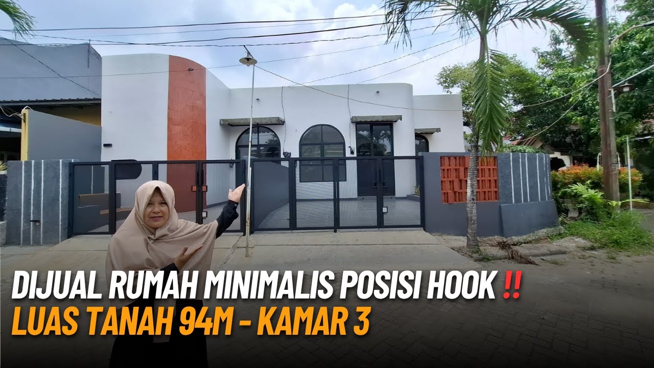 DIJUAL RUMAH MINIMALIS POSISI HOOK DI GRAHA HARAPAN MUSTIKAJAYA BEKASI KOTA | LUAS TANAH 94m² !