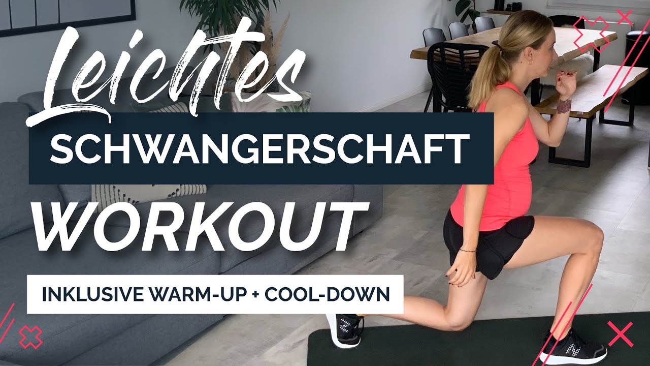 Leichtes Workout für Schwangere im Stehen (inklusive Warm-Up + Cool-Down)