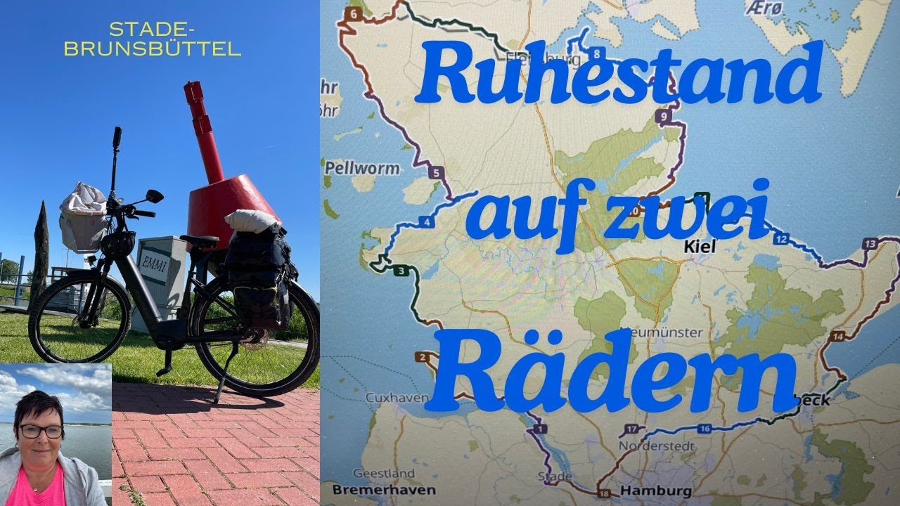 Ruhestand auf zwei Rädern, von Stade nach Brunsbüttel