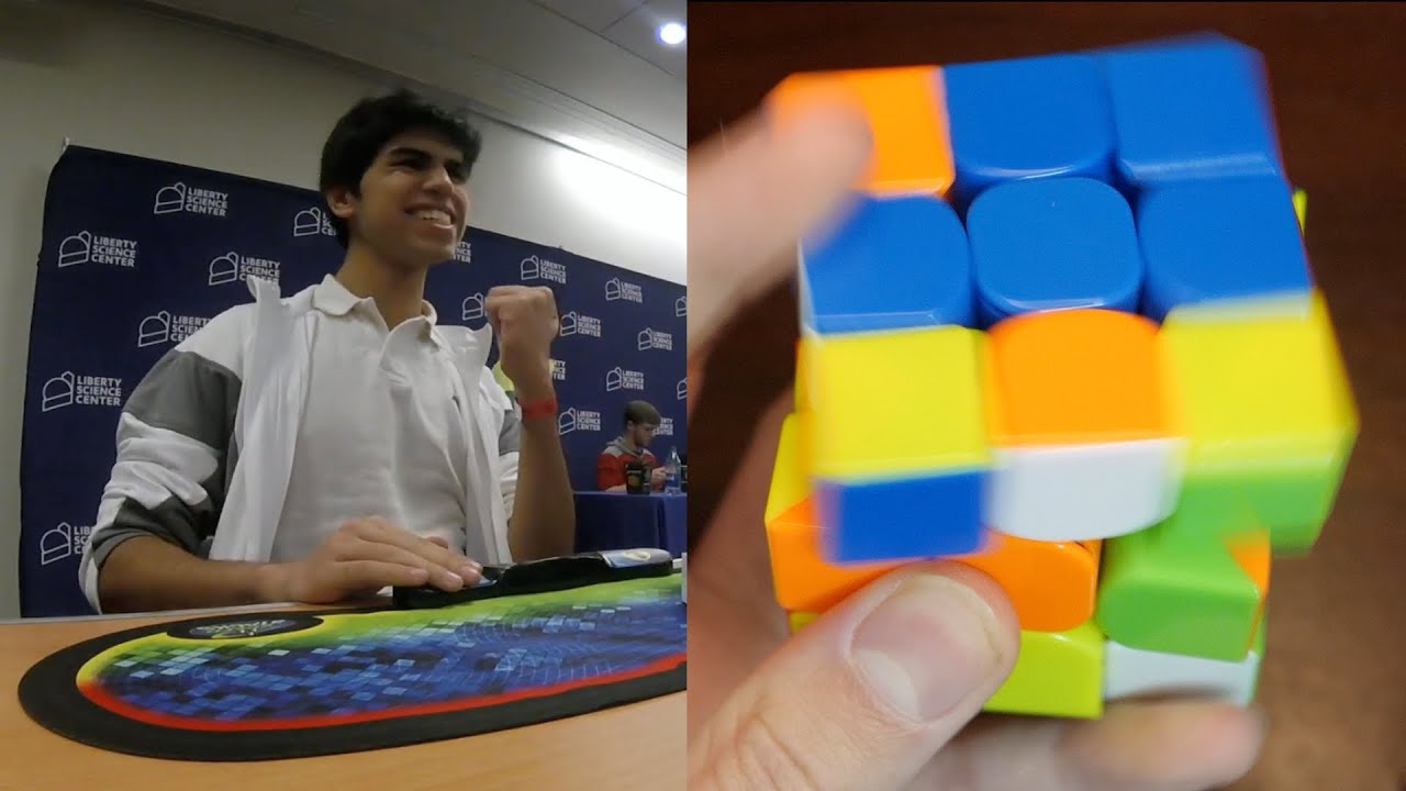 Patrick Ponce's CLEAN 7.06 One-Handed Solve! (Full Step WR w/ ZZ Method)