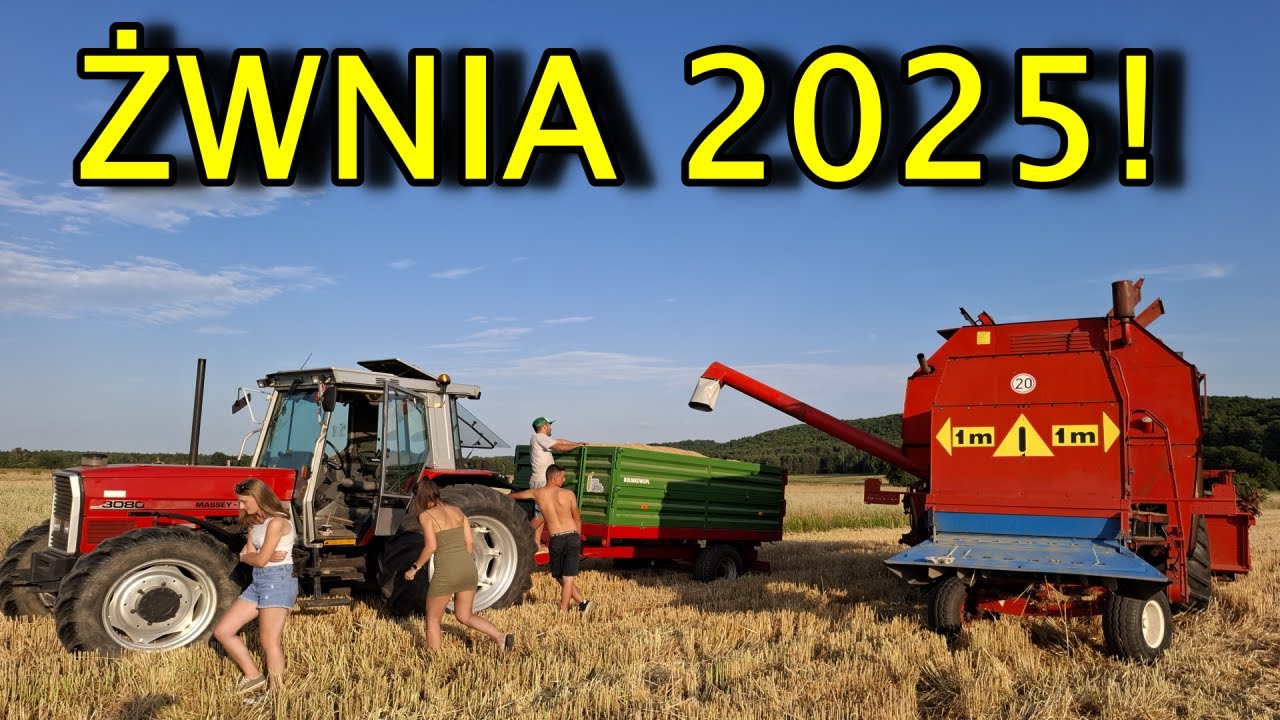 Żniwa 2025 - Nieplanowany wjazd w jęczmień ozimy! - Awaria na koniec