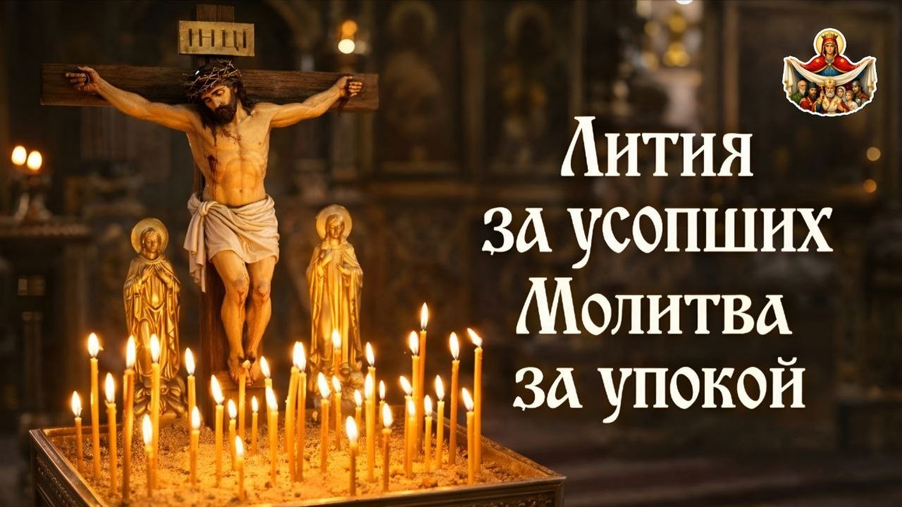 ☦️Молитва за усопших  | Лития за упокой мирянином дома и на кладбище | Родительская суббота