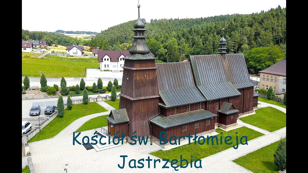 Kościół św. Bartłomieja w Jastrzębi #74 DJI Mavic Air 2 - 4K