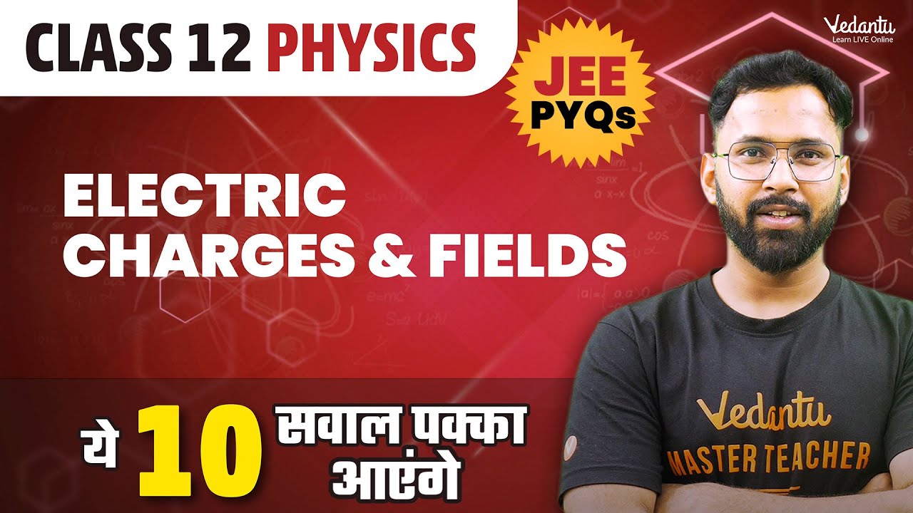 Electric Charges & Fields - Top 10 JEE Most Important Questions | Class 12 Physics | JEE 2024