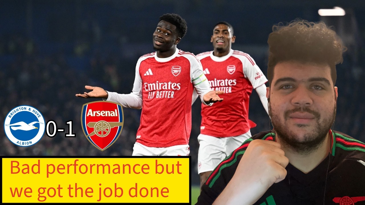 We won but only just. | Brighton 0-1 Arsenal Match Reaction