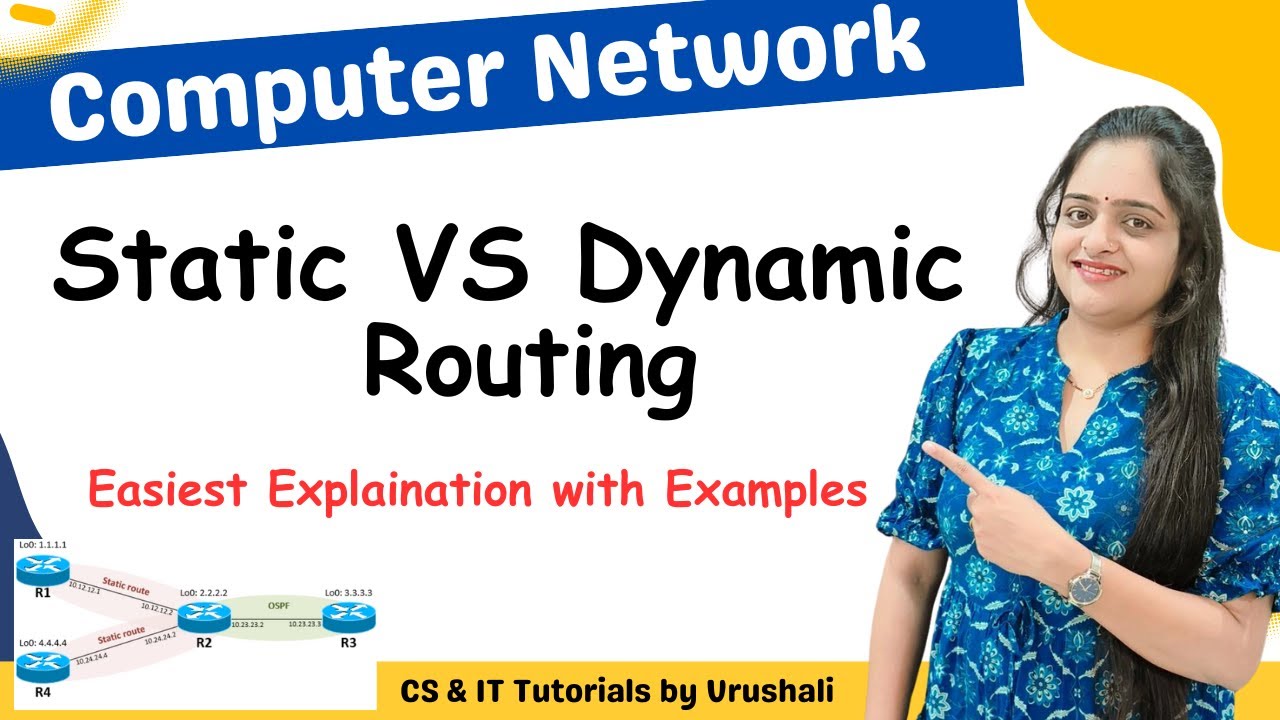 CN 19 : Static Routing VS Dynamic Routing with Example