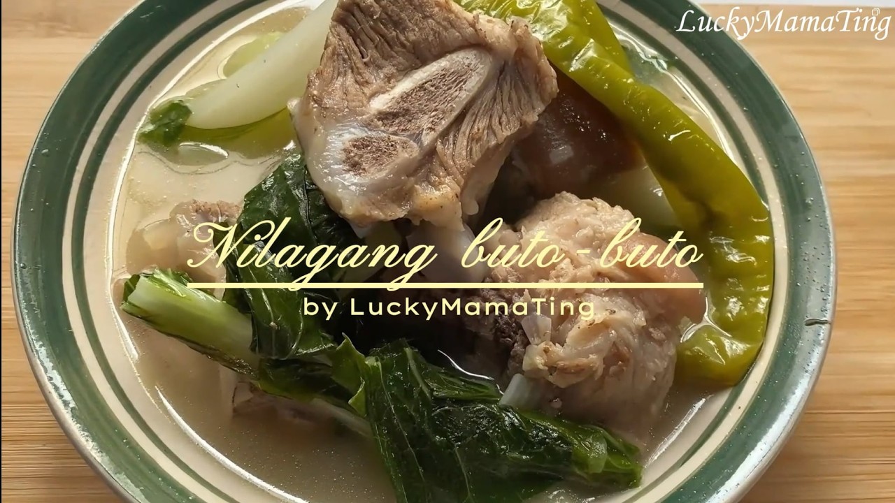 Nilagang pork buto buto | Filipino bone broth stew