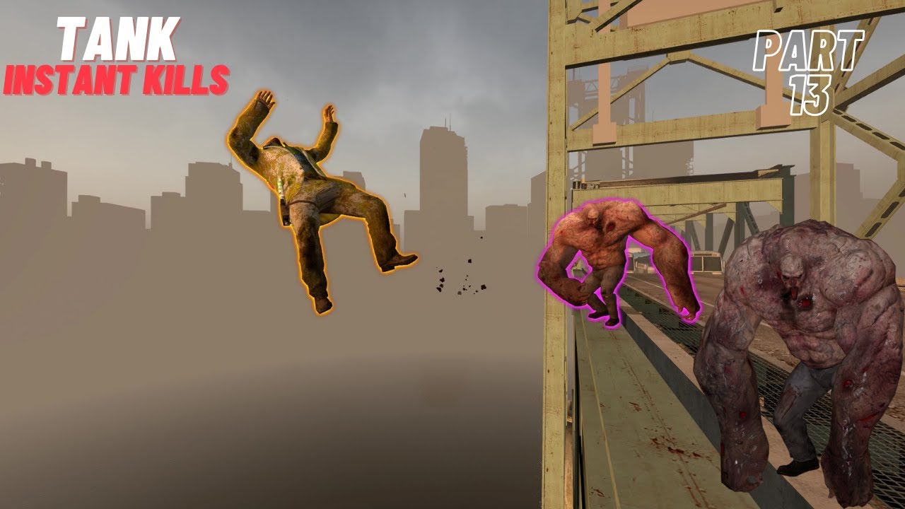 LEFT 4 DEAD 2 - TANK УБИЙСТВО МГНОВЕНИЙ @ЧАСТЬ 13