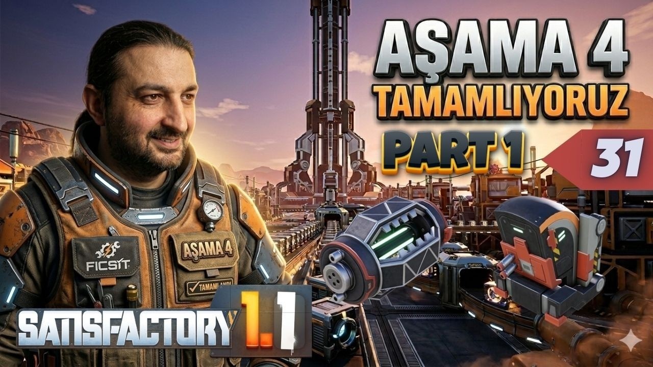 Uzay Asansörü Aşama 4 İçin Üretim Yapıyoruz ! | Satisfactory Türkçe Rehber l Bölüm 31
