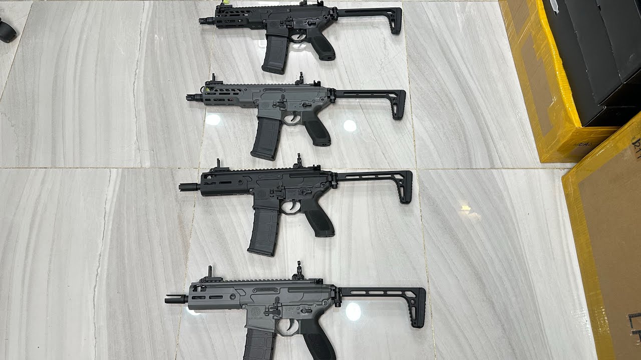 SIG MCX RATTLER 5.56🎖️ปืนบีบีกันไฟฟ้าบอดี้โลหะจากค่าย E&C รุ่นพิเศษชุดหน้า4.8นิ้วตัวหายากในไทยมาน้อย
