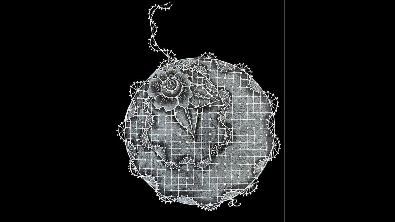 Featured Tangle Organza by Ruth Howell with CZT Annie Reiser