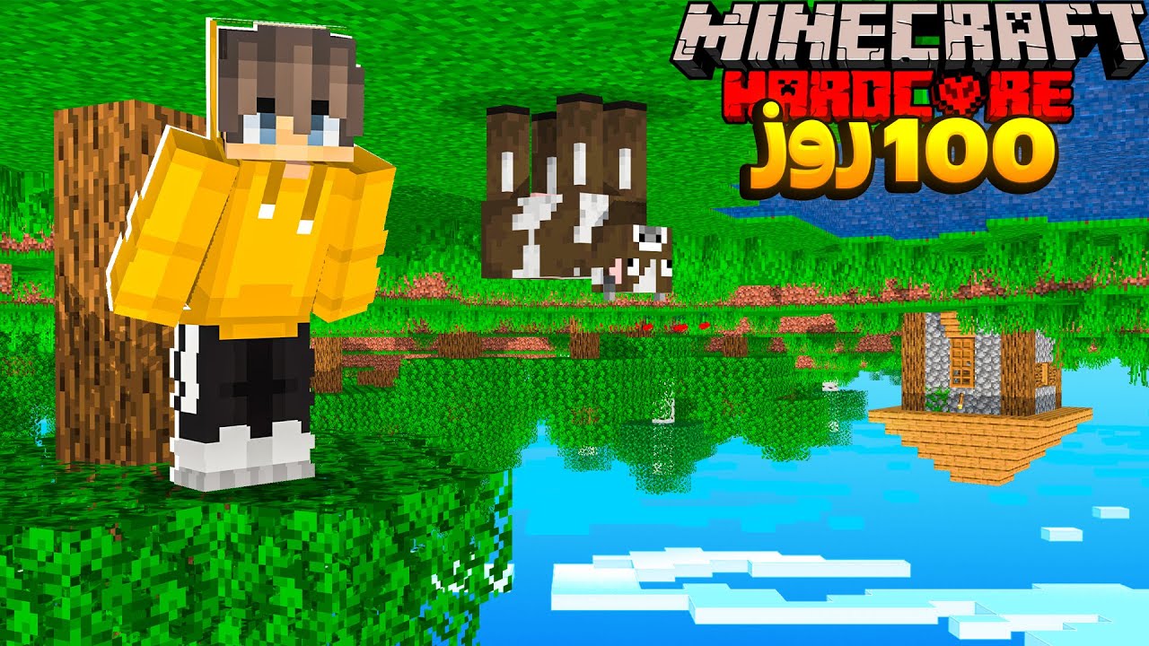 ماینکرفت 100 روز هاردکور تو دنیای کج !