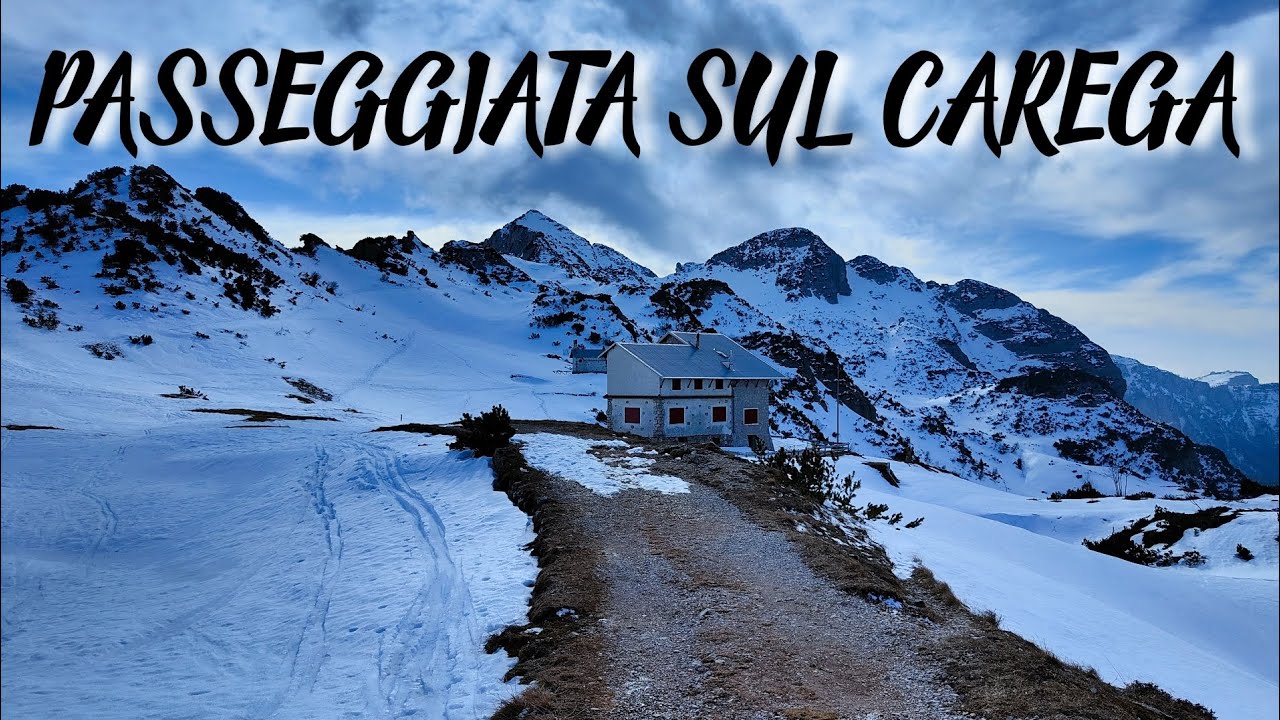 RIFUGIO REVOLTO - RIFUGIO PERTICA - RIFUGIO SCALORBI.  Salita al CAREGA dal versante  della LESSINIA
