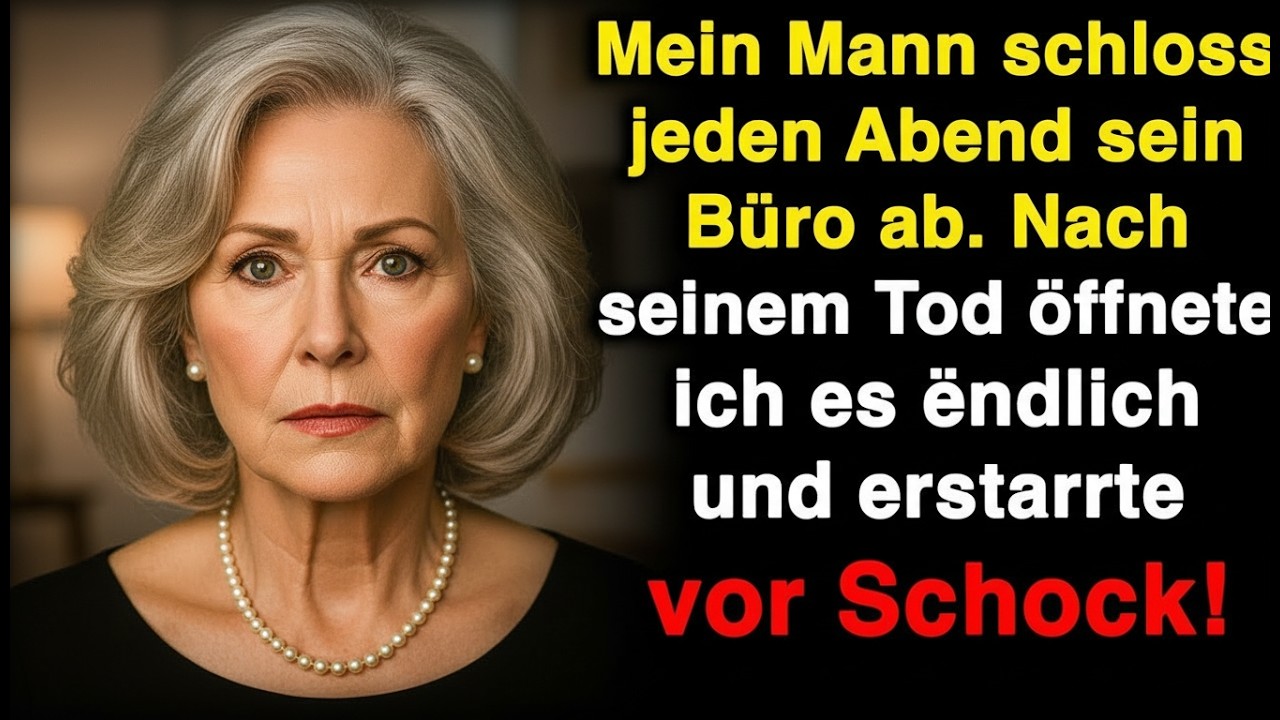 Mein Mann schloss sein Büro jede Nacht ab. Nach seinem Tod öffnete ich es – und war sprachlos!