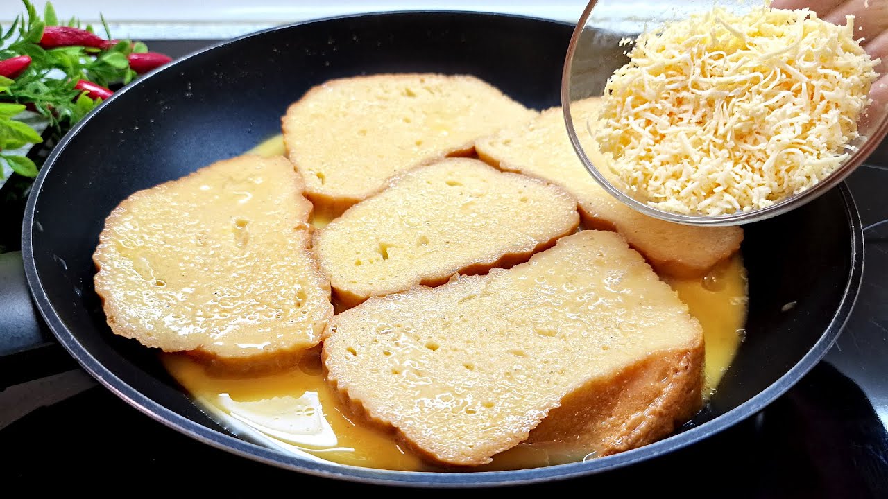 Быстрый завтрак готов за считанные минуты! Вкусные французские тосты с ветчиной