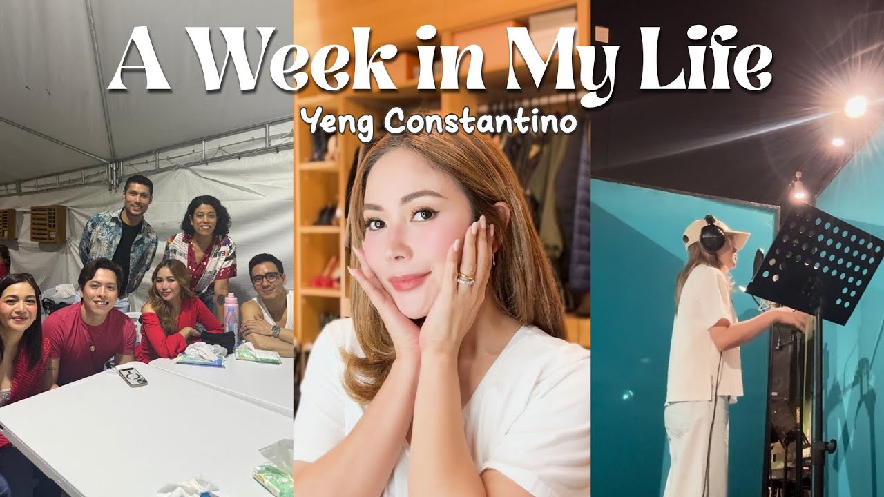 A Week In My Life | Busy Work Week, recording, family time | Yeng Constantino