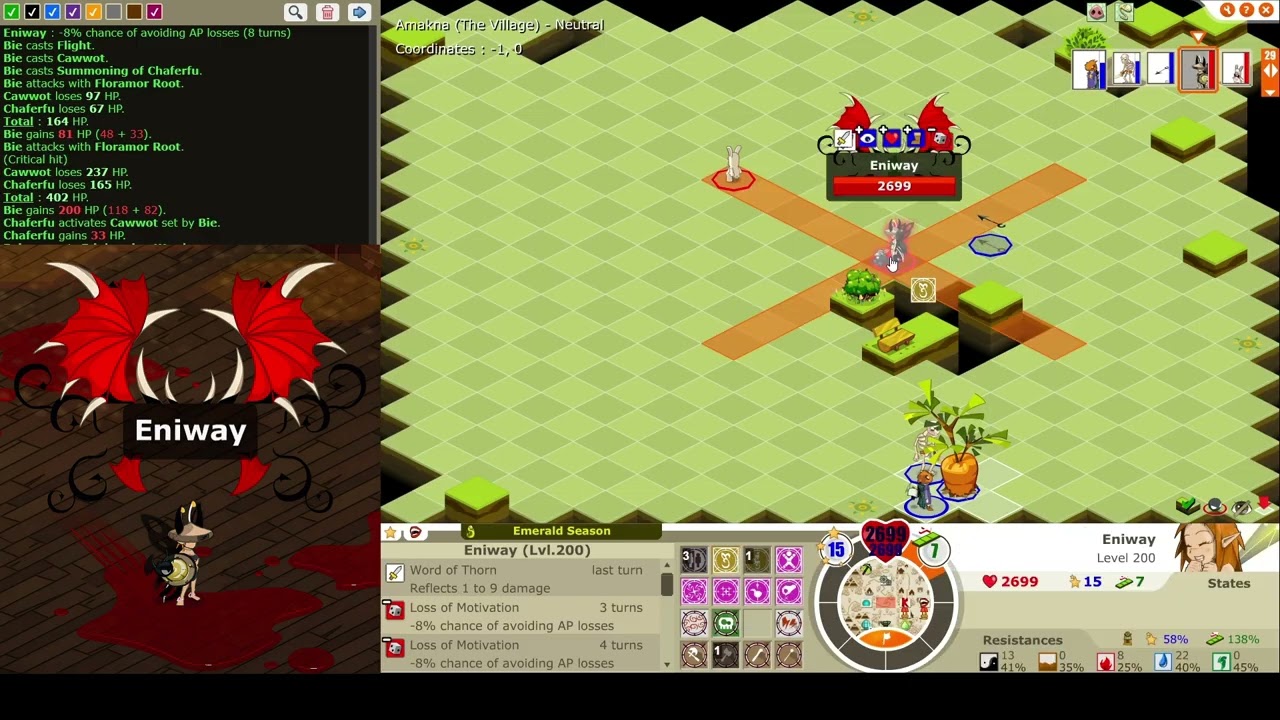 [Dofus Retro PvP] Eniway (Eni) vs Bie (Xelor)