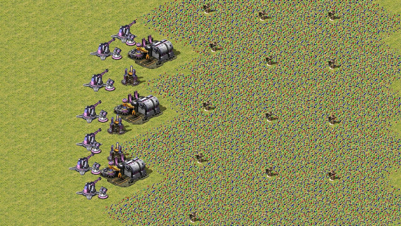 Yuri's Revenge Red Alert 2 DJM Defence Strong by Many Cannon And Missile Patriot