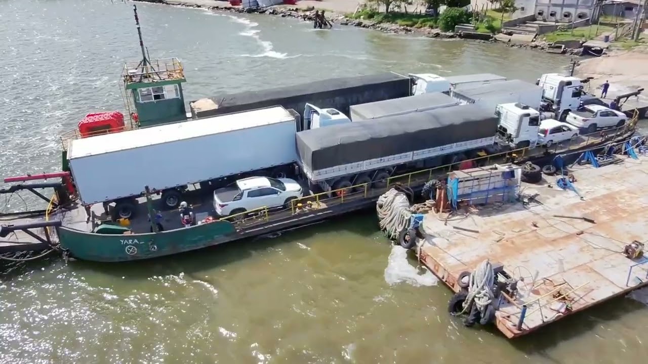 Conhecendo a Balsa no porto de Rio Grande 