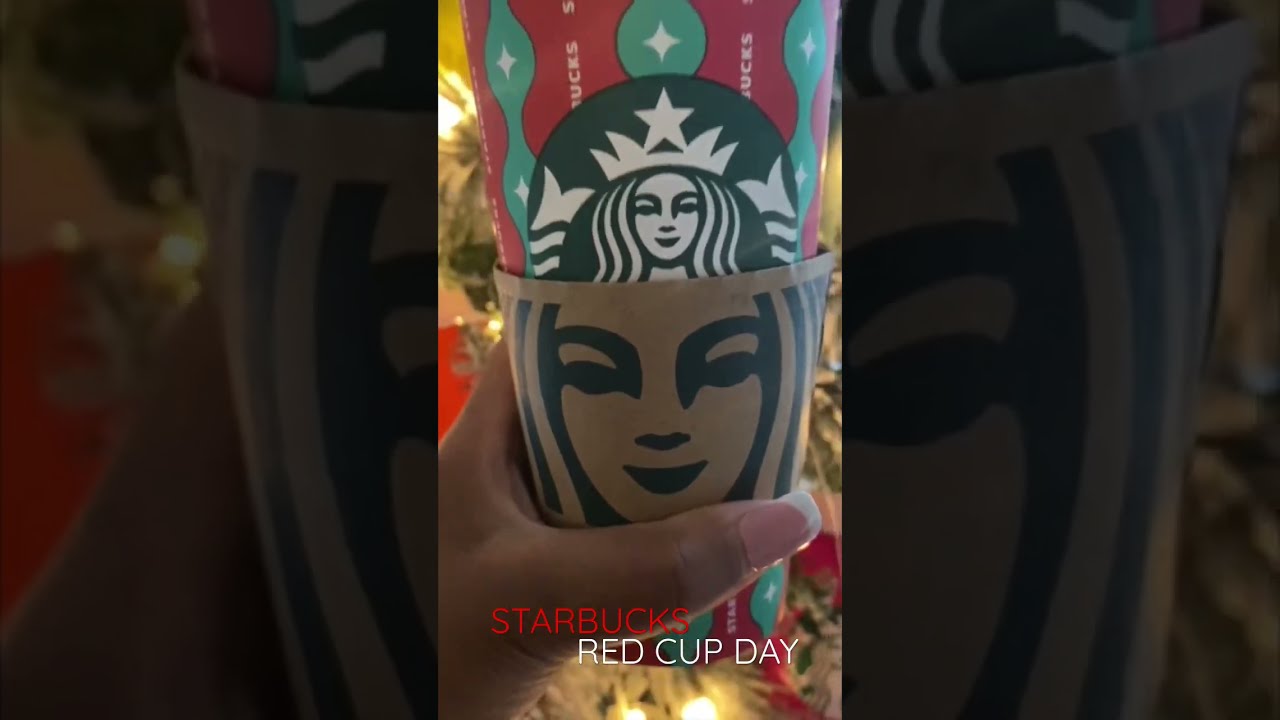STARBUCKS COFFEE FREE RED REUSABLE CUP DAY 