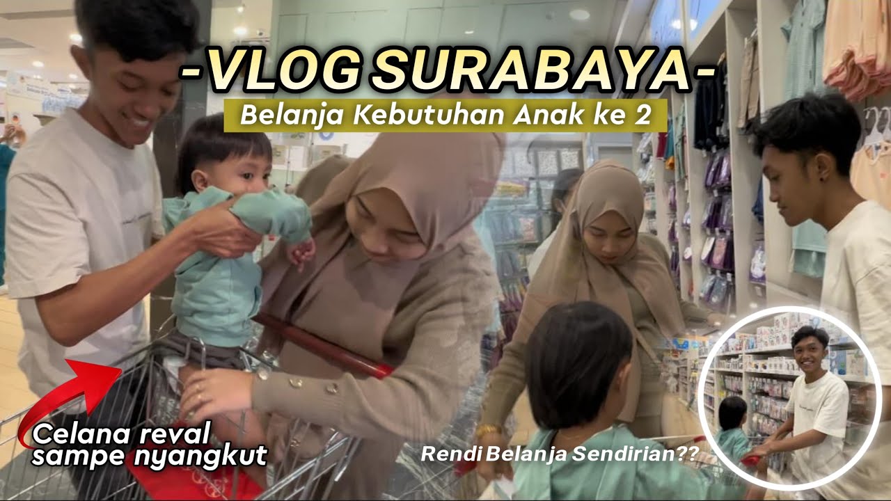 RENDI ANDIKA BELANJA UNTUK PERSIAPAN LAHIRAN ANAK KE 2 !
