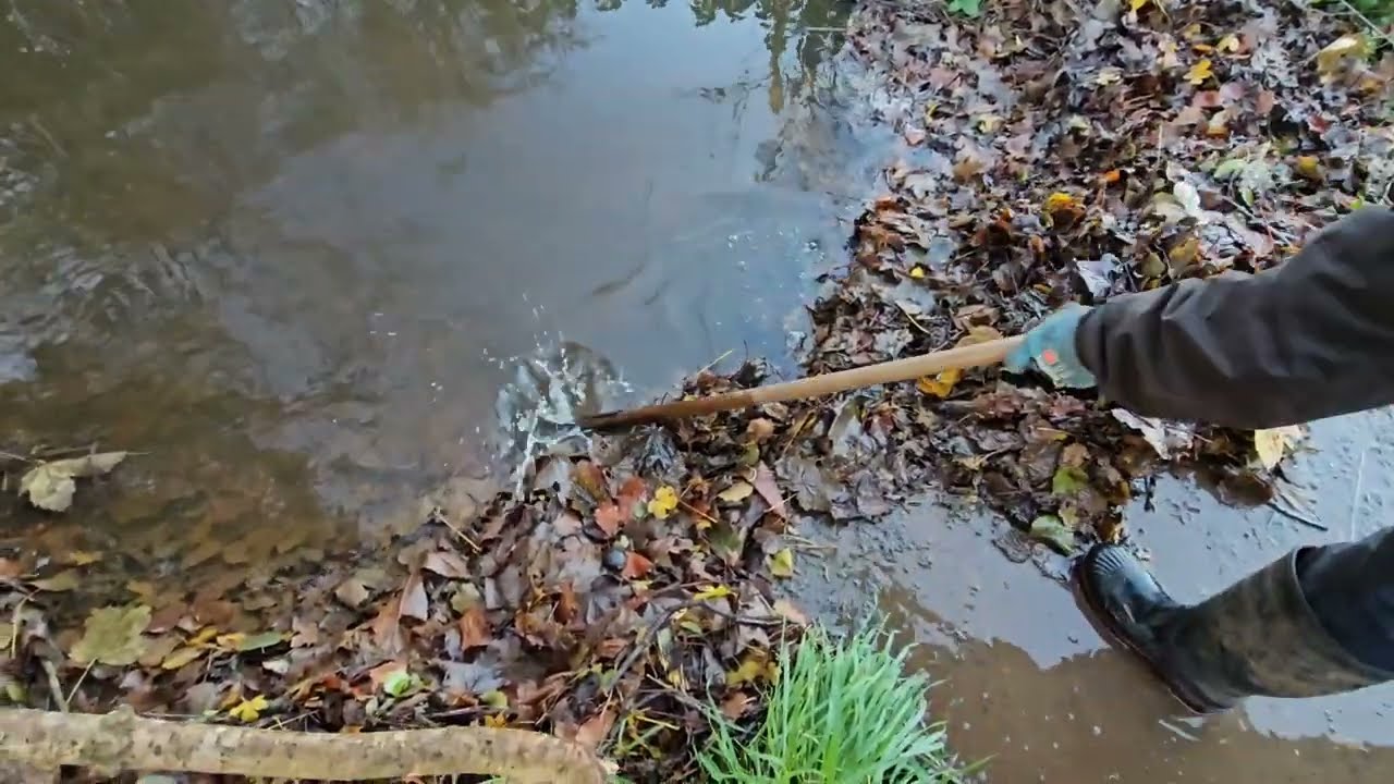The Satisfying Moment when you Unblock a Huge Drain
