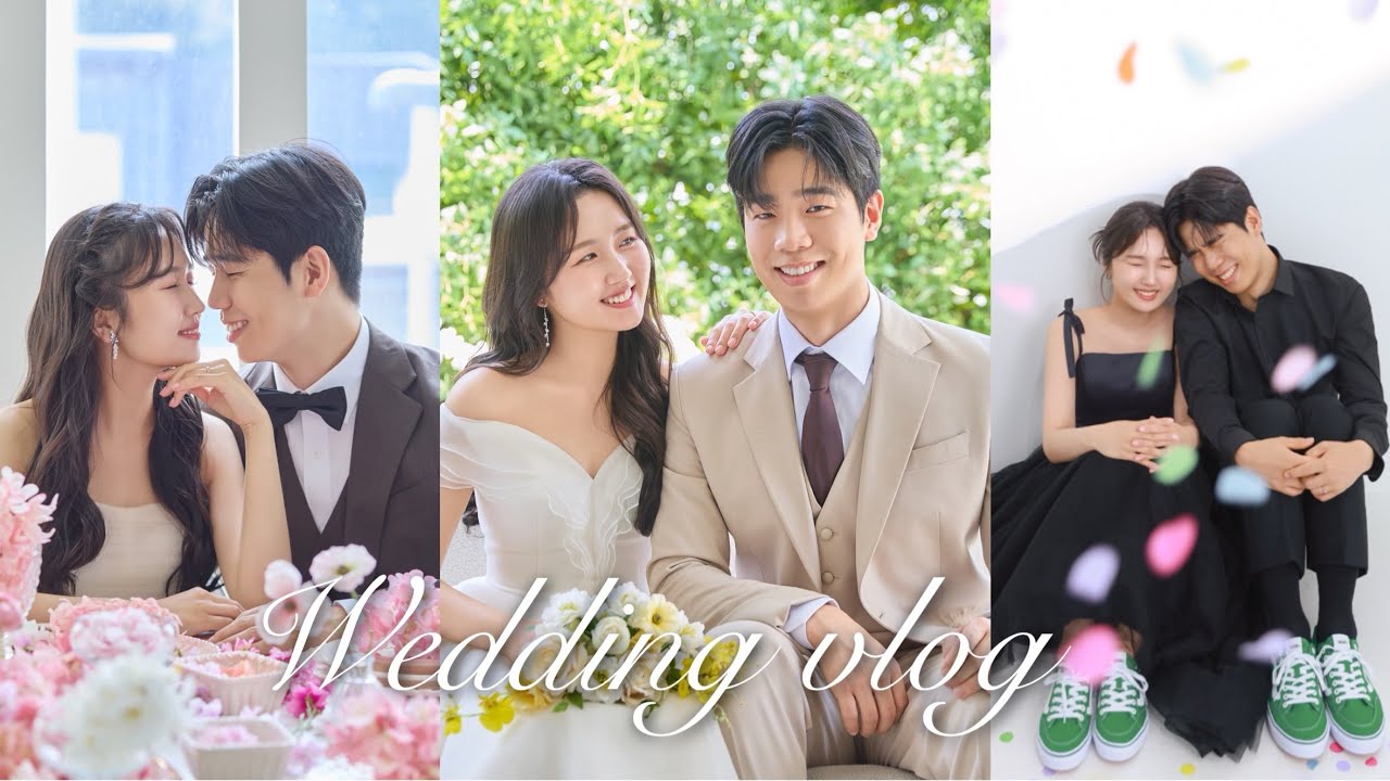 vlog | 10년 연애의 끝 • 현실적인 6시간 웨딩촬영 브이로그🤵🏻👰🏻‍♀️🎞️ • 서울 S스튜디오