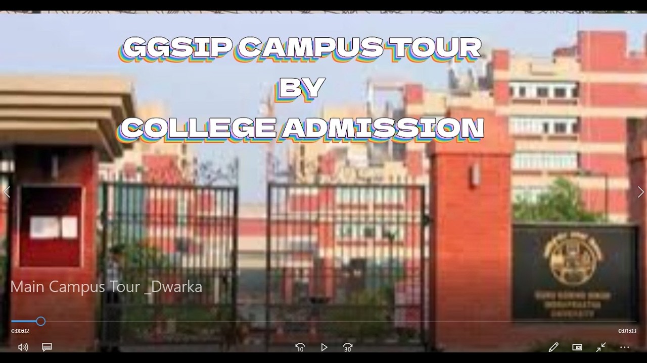 IPU MAIN CAMPUS TOUR | GGSIPU Dwarka Delhi |Review | College Life | Infrastructure | Placements
