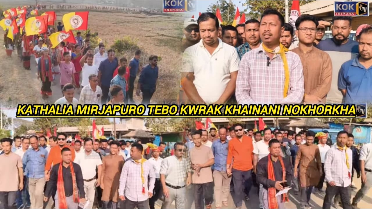 RAJAPUR TO MANU AWAIMUNG RALLY KHWLAIKHA DAVID MURASING VOTE SANWI