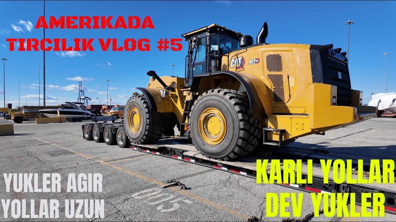 AMERIKADA TIRCILIK Vlog#5 || YUKLER AGIR YOLLAR UZUN...